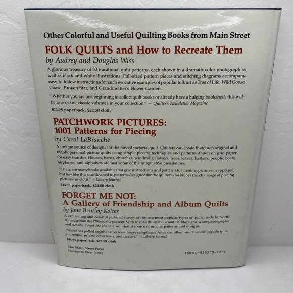 Vintage 1985 Quilting For Beginners Patchwork Applique Projects Agnes Frank - Picture 12 of 13